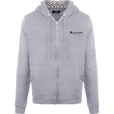 Aquascutum Heren Casual Hoodie (Grijs)