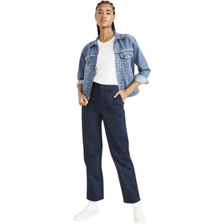 Dockers Mid Waist Broek Blauw 27 Man