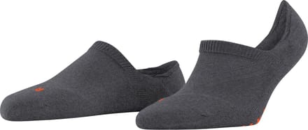 FALKE Cool Kick onzichtbar eenkleurig functioneel materiaal footies dames grijs - maat 37-38
