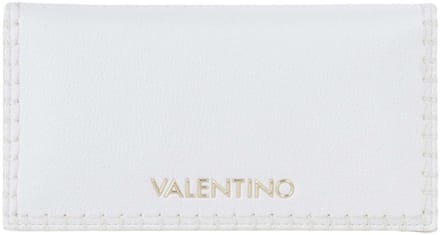 VALENTINO kaarthoes Aleksandra Card Case Creme White wit
