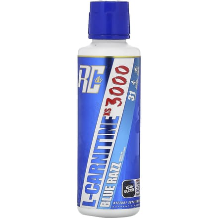 Ronnie Coleman, Édition Vitale, L-CarnitineXS 3000, Saveur Framboise Bleue, 16 fl oz (473,28 ml)
