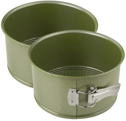 Set van 2 Panettonevormen met scharnier 18 cm Zenker Green Vision