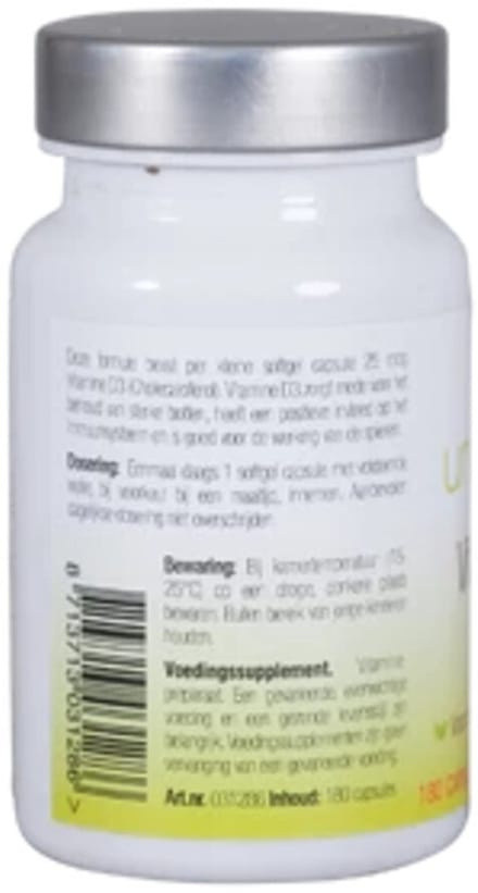 Unipharma Vitamine D3 25mcg - 180 capsules