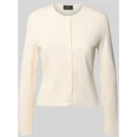 Cardigan van viscosemix met contrasterende rand