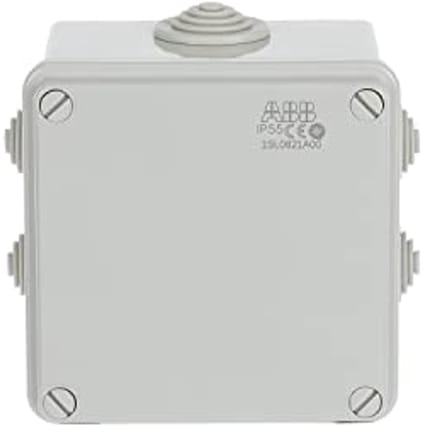 Flexibele doos met sproeiers en schroef op deksel IP55, TPU, grijs