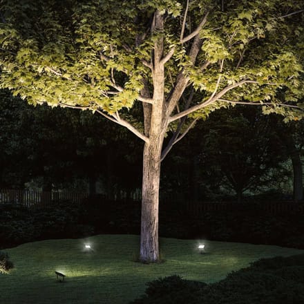 Plug & Shine LED-tuinspots Fluter Losse spot IP65 3000K 15,5W Zwart