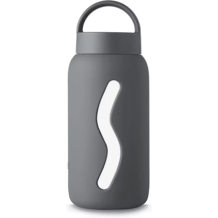 Muuki Drinkfles - Glazen Drinkfles - Smoke Grey - 500ml