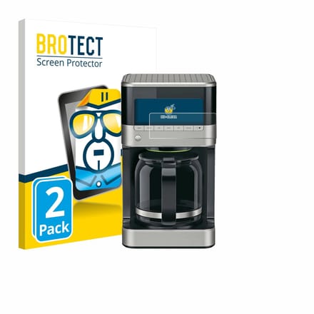 BROTECT - Screenprotector voor Braun PurAroma 7 - Folie Beschermfolie transparant 2 Stuks