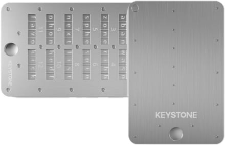 Keystone Tablet Plus - Seed Phrase Back-up