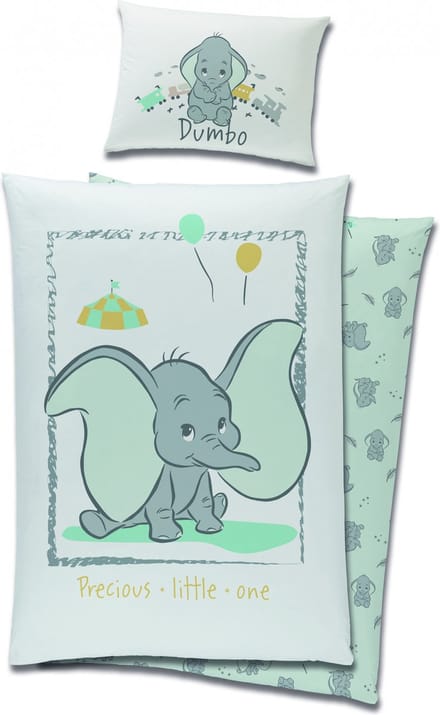 Disney Dumbo BABY Dekbedovertrek- 90 x 120 cm - Katoen
