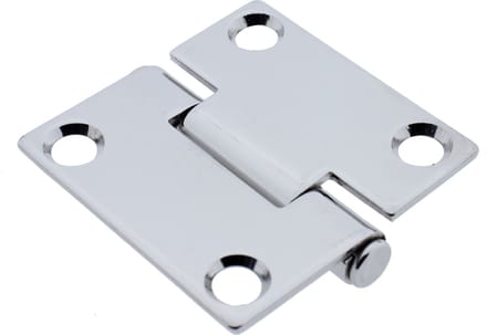 Luikscharnier - 50x50x2 - Rvs 304 - Knoop onder