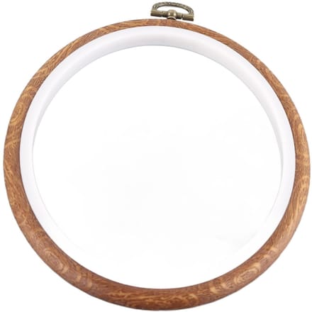 Borduurring Hout Cirkel Kruissteek Ringen voor DIY Borduren Naaien white