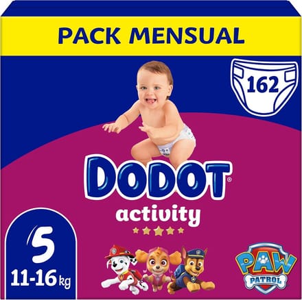 Baby Luiers Maat 5 (11-16 kg) - Groot Pak van 162 Stuks