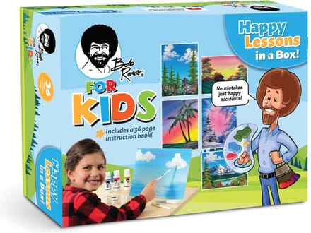 Bob Ross Happy Lessons In A Box - Schilderen voor kinderen - Inclusief video