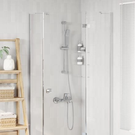 vidaXL - Douche - Systeem - Set - Chroom - 70 - cm - Roestvrij - staal