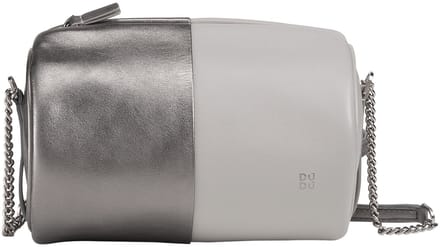 DuDu - Lederen Schoudertasje - Cilindrische Vorm - Elegant Design - Met Kettingriem