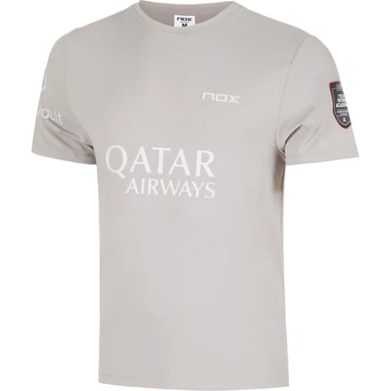 Nox T-shirt AT10 Sponsors 25 Lichtgrijs - M