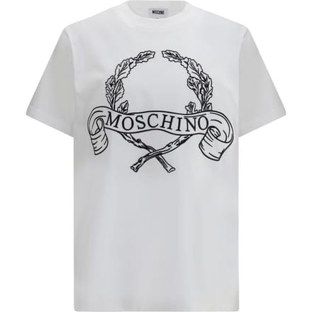 Moschino Witte Katoenen T-Shirt