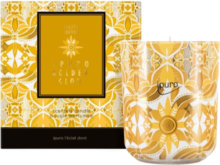 Ipuro Geurkaars Golden Glow 270gr. Shine Bright Limited Edition