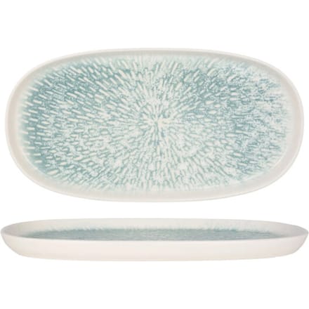 Rinart Serveerschaal - Asel - Porselein - 35x18 cm - set van 2