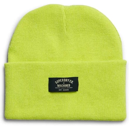 Superdry Klassieke Gebreide Beanie Groen Grootte: 1SIZE
