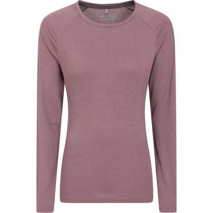 Mountain Warehouse Dames/Dames Quick Dry Top met lange mouwen (Paars)