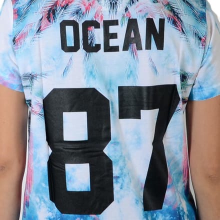 Hocean T-shirt met Olocan-print