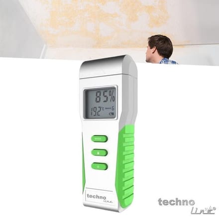 Technoline WZ 1300 Vochtigheids –en Temperatuurmeter Zilver, Groen