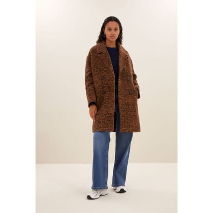 By-Bar Dore Leo Coat Leopard Größe: M | Winterjacken Outlet | Damen