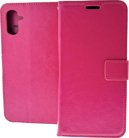 Bookcase Geschikt voor: Apple iPhone 16 Plus - Roze - portemonnee hoesje - ZT Accessoires