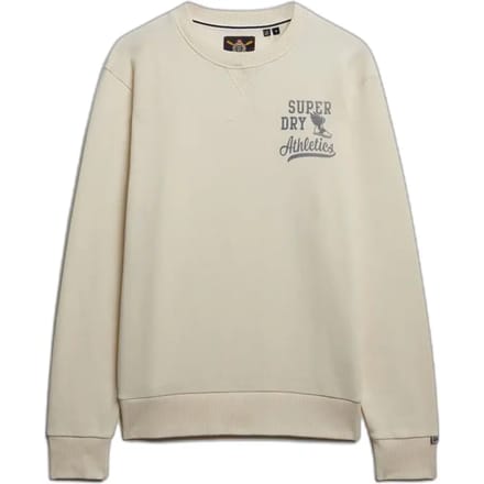Superdry Athletic Essential Crew Sweatshirt Beige S Man