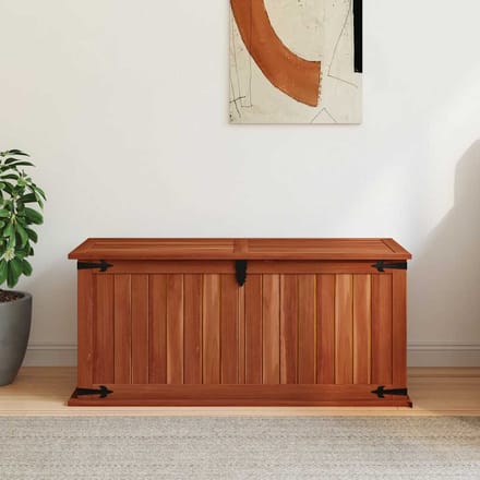 vidaXL - Opbergkist - 90x45x40 - cm - massief - acaciahout