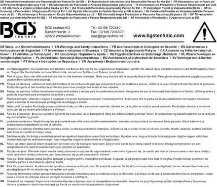 BGS-draaiboor HSS-G titaangenitreerd 7,5 mm - 2040-7,5