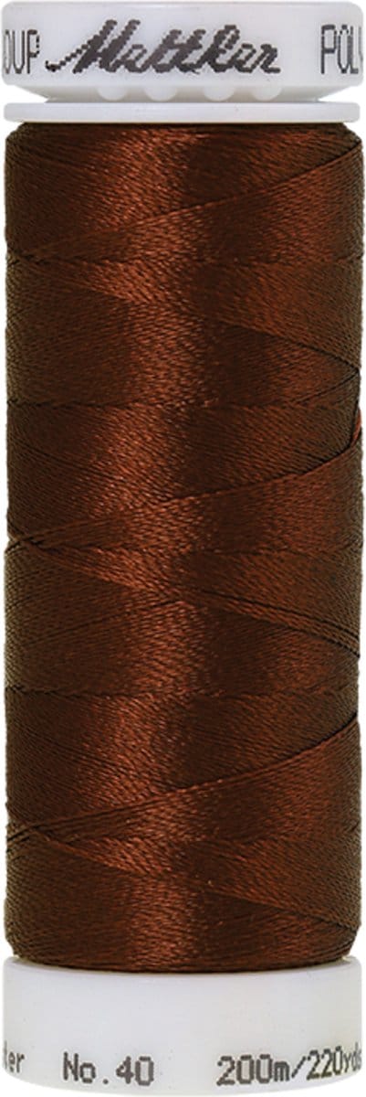 Mettler borduurgaren - Bruin - Nr 1344 - Polysheen - 200 meter