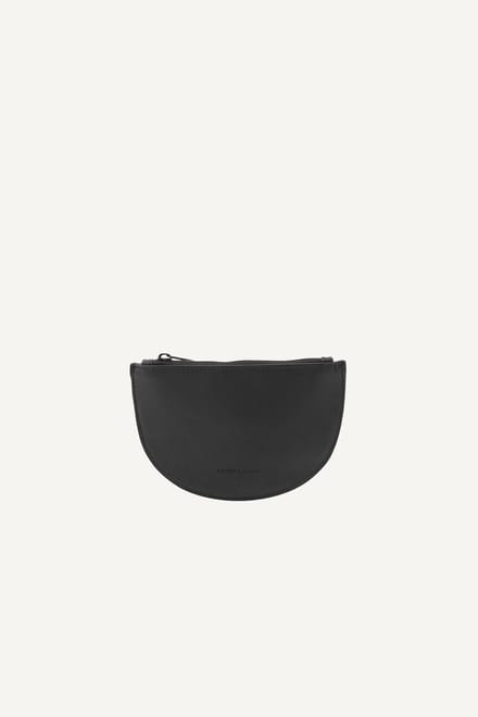 Monk and Anna - Mondo half moon Portemonnee Dames • Zwart