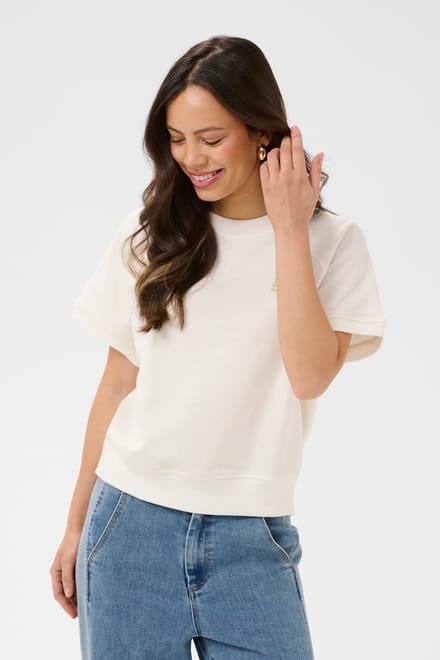 Saint Tropez PauletteSZ Sweatshirt Dames T-shirt - Ice
