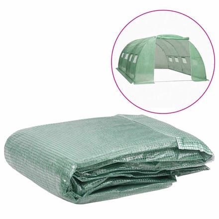 vidaXL - Kashoes - vervangend - (16 - m²) - 400x400x200 - cm - groen