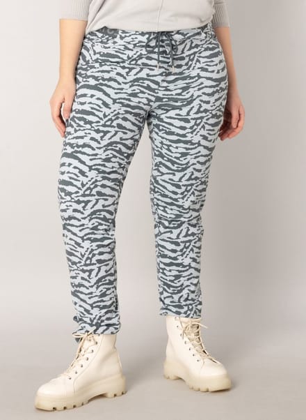 YESTA Veerle Essential Bottoms - Steel Blue/Multi-Col - maat X-0(44)