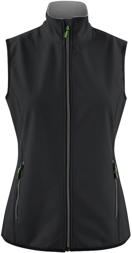 Printer Softshell Bodywarmer Vest Trial Lady 2261060 Zwart - Maat S