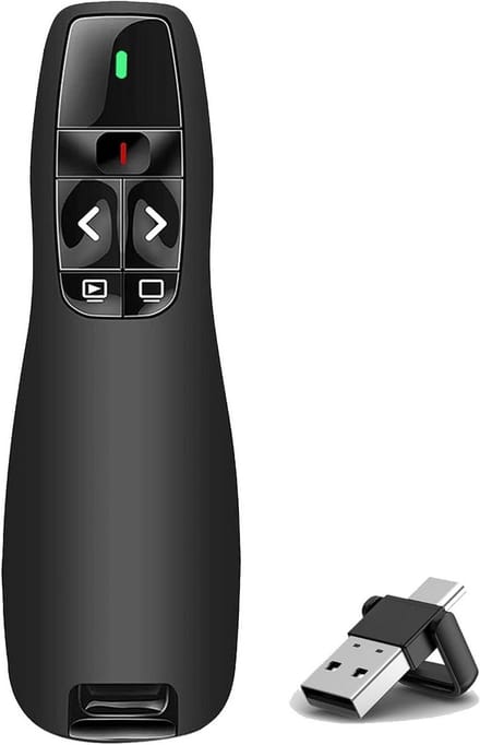 Draadloze Presenter Clicker USB & Type-C voor PowerPoint Presentaties