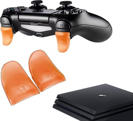 Gadgetpoint - Controller Triggers voor PS4, PlayStation 4 - Trigger Stops Buttons - R2 - L2 - Performance Gaming Accessoires - Oranje