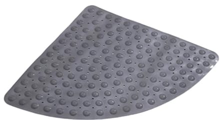 Antislip Ventilatorvormige Hoekdouchemat met Zuignap - Sneldrogend en Duurzaam