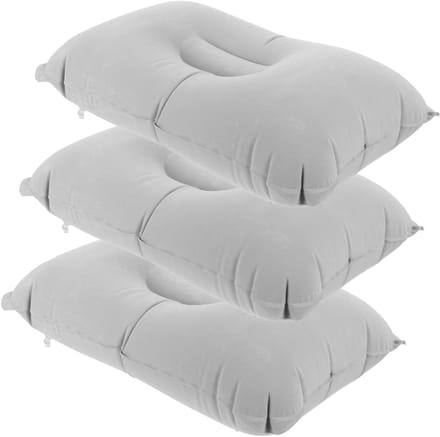 Outdoor Accessoire 3-pack Opblaasbaar Kampeerkussen Compact Reiskussen