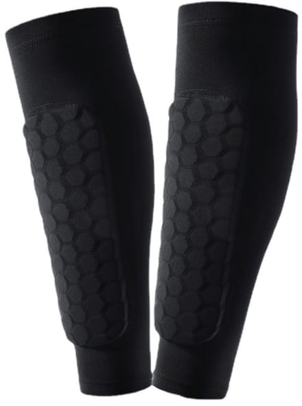 Scheenbeschermers 2-pack voetbal scheenbeschermers voetbal beschermende uitrusting beenmouwen training sport beschermende uitrusting uitrusting-L