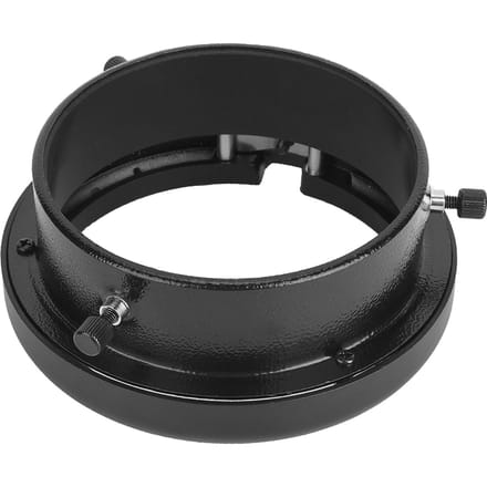 NiceFoto SN-10 Camera Licht Mini Mounts to voor Bowens Mount Ring Adapter black