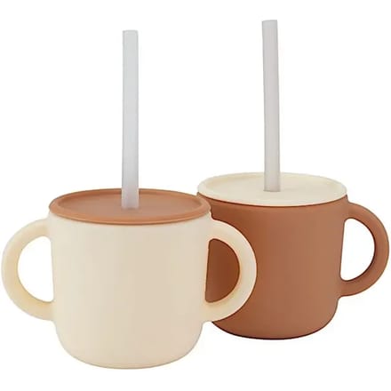 Bekers met deksels By Lille Vilde (x2)