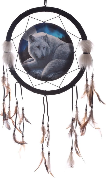 Dromenvanger wolf 33cm Lisa Parker - Guardian of the north