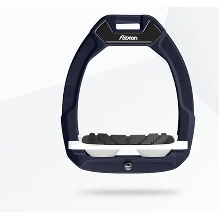 Verkeersveiligheidsbeugels Paardrijden Hellend Grip Blauw/Wit/Wit Flex-On Safe-On