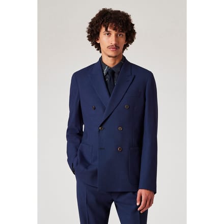 Paul Smith Mens Db Jacket Inky Blue Größe: 52 | Blazer Outlet | Herren | Blau