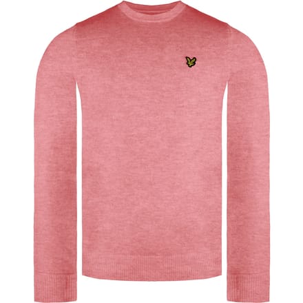 Lyle & Scott Merino Heren Roze Trui